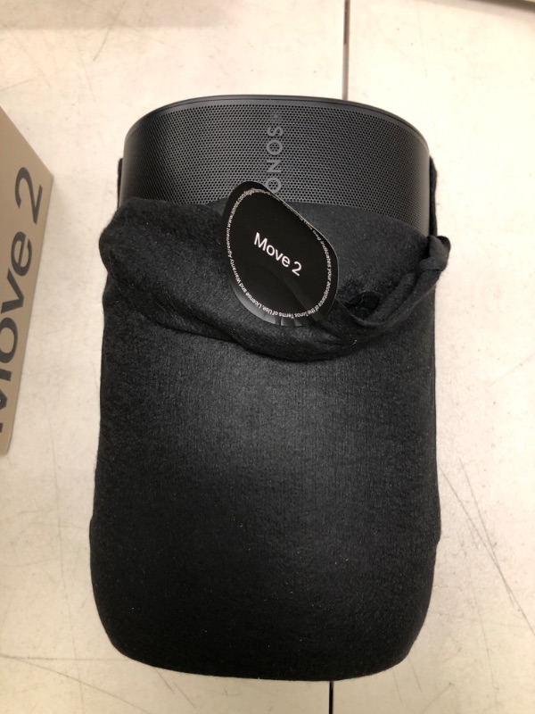 Photo 1 of Sonos Move 2 - Black - Wireless Portable Bluetooth Speaker
