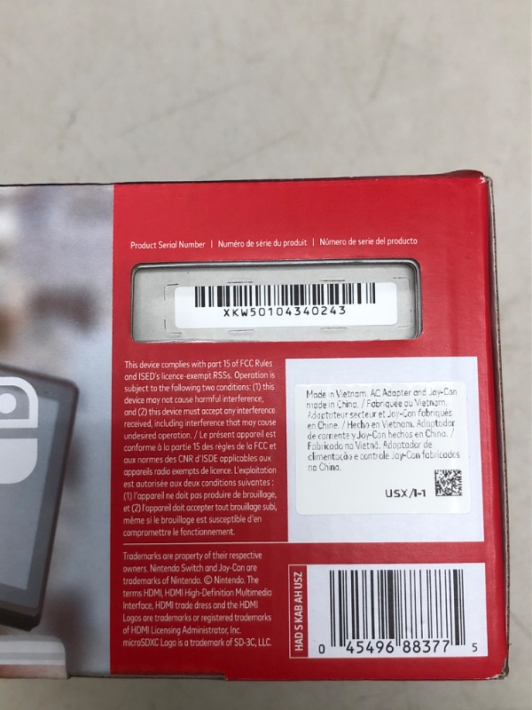 Photo 1 of Nintendo Switch™ with Neon Blue and Neon Red Joy?Con™