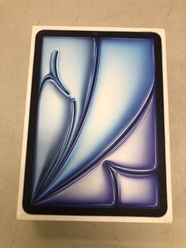 Photo 1 of Apple iPad Air 11-inch with M3 chip Built for Apple Intelligence, Liquid Retina Display, 128GB, 12MP Front/Back Camera, Wi-Fi 6E, Touch ID, All-Day Battery Life — Blue