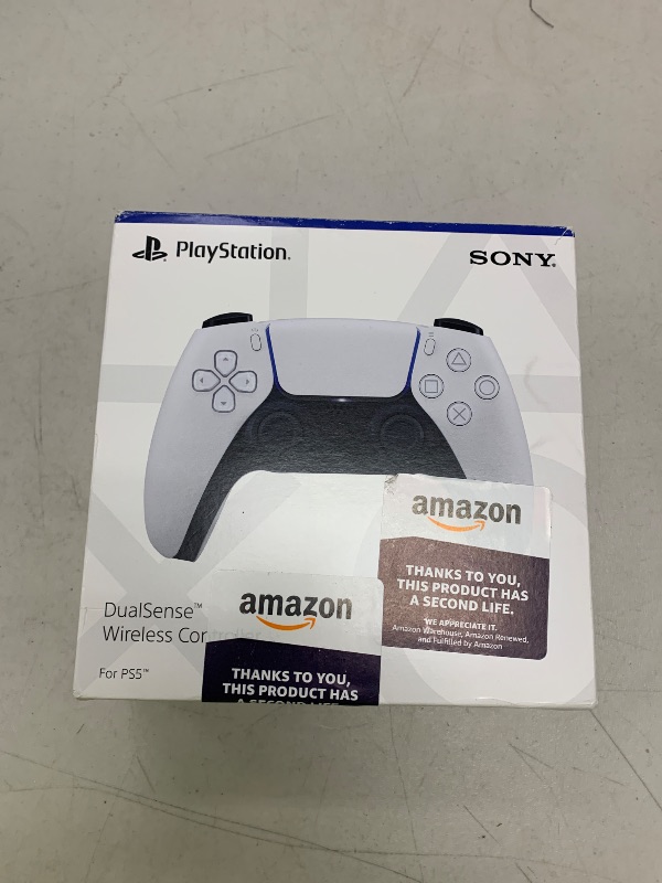 Photo 1 of Playstation 5 DualSense Wireless Controller - White (Renewed)