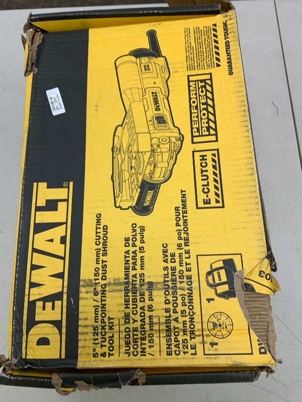 Photo 1 of DEWALT Grinder for Tuckpoint/Cutting, 6-Inch (DWE46103)