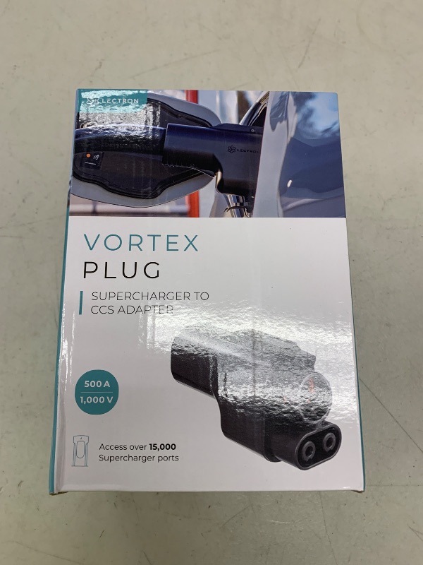 Photo 1 of Lectron NACS to CCS Electric Vehicle Adapter - 500 Amps / 1,000V - Compatible with Tesla Superchargers - Fast Charge CCS1 EVs with Vortex Plug [Check with Your Automaker for Compatibility]