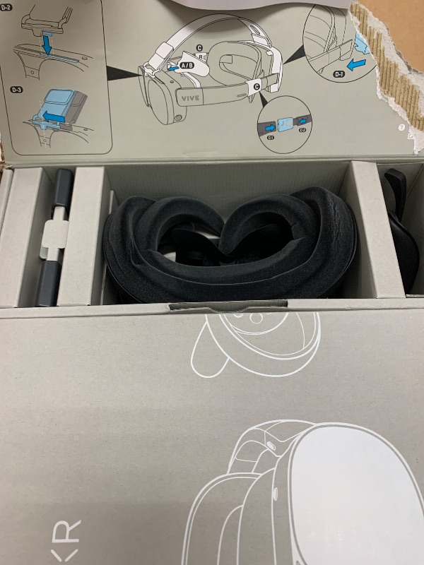 Photo 1 of HTC Vive XR Elite with Deluxe Pack — Mixed Reality and PC VR Headset + Controllers