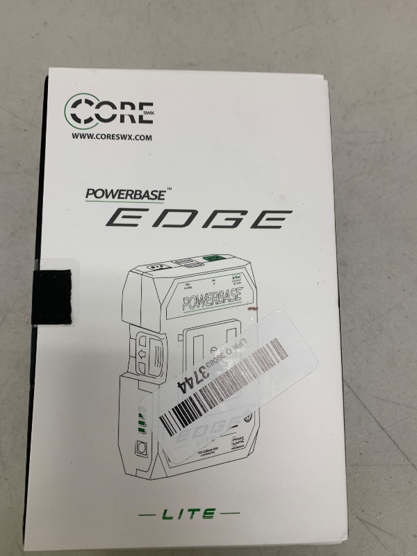 Photo 1 of Core PowerBase Edge Lite, 3300mAh 47Wh 14.8V with D-TAP, USB-A, LED Gauge, Compatible with Camera, Camcorder, Monitor, Ideal for Filmmakers and Creators