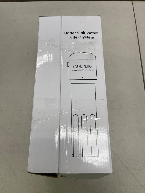 Photo 1 of PUREPLUS Under Sink Water Filter, 22000 Gallons, 99.99% Chlorine Reduction, NSF/ANSI 42 Certified,Removes Heavy Metals,Chlorine, Direct Connect Under Counter Water Filtration System