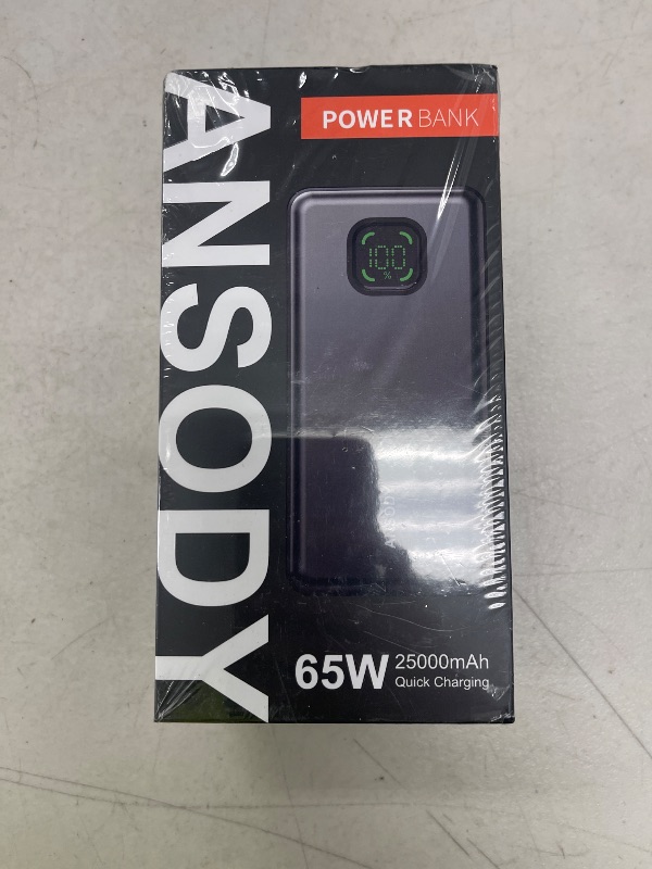 Photo 1 of 65W Power Bank, 25000mAh Travel Essential USB C Laptop Portable Charger, 100W Total Fast Charging Battery Pack for MacBook Dell XPS iPad Tablet Steam Deck iPhone 16/15 Series Samsung Switch and More