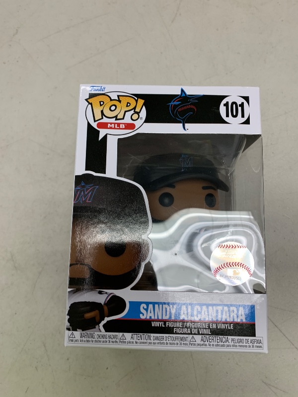 Photo 1 of Funko Pop Marlins - Sandy Alcantara - MLB - Baseball Collectable Vinyl Figure - Gift Idea - Official Merchandise - Toys for Kids & Adults - Sports Fans