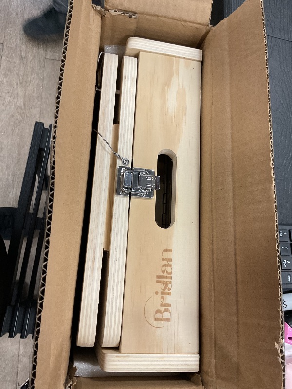 Photo 1 of 3-in-1 Wooden Slant Board – Calf Stretcher for Rehab, Waist Twister for Core & Balance Board for Physical Therapy, Office & Home Fitness