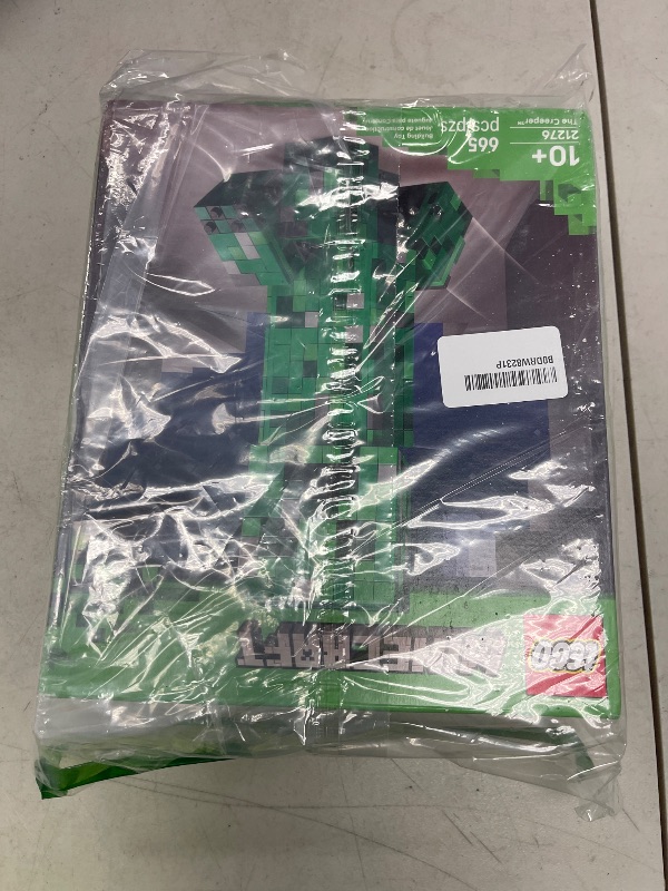 Photo 1 of LEGO Minecraft The Creeper Kids Toy - Minecraft Toy for Gaming Fans - Room Decor for Gamers 10 and Up - Poseable Action Figure with 1st Version Minifigure - Gift for Boys and Girls - 21276
