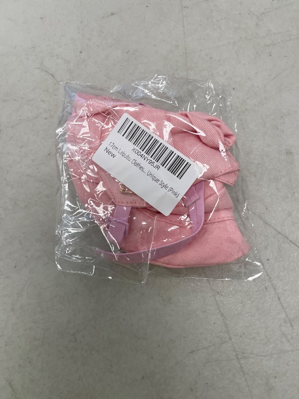 Photo 1 of 17cm Clothes Set(NO Doll), Hat & Overalls Set for 17cm Accessories Suit, Cute Clothes for Dress up Unique Style (Pink1)