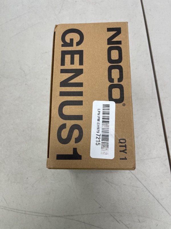 Photo 1 of NOCO GENIUS1: 1A 6V/12V Smart Battery Charger – Automatic Maintainer, Trickle Charger & Desulfator with Overcharge Protection & Temperature Compensation – For Lead-Acid & Lithium Batteries