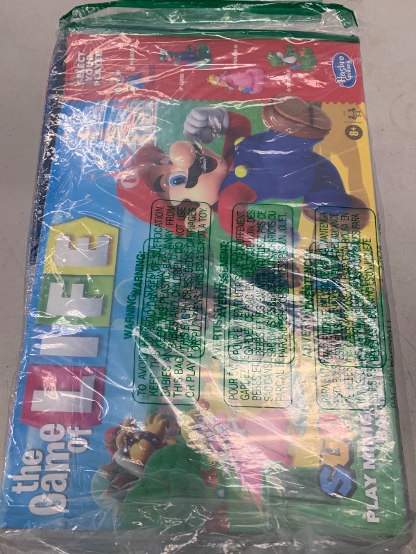 Photo 1 of Hasbro Gaming The Game of Life: Super Mario Edition Board Game for Kids Ages 8 and Up, Play Minigames, Collect Stars, Battle Bowser