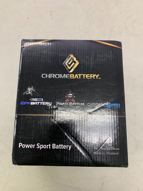 Photo 1 of ChromeBattery Pitrates Battery Sealed Rechargeable Battery 9-BS