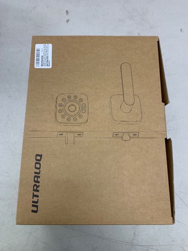 Photo 1 of ULTRALOQ U-Bolt Pro WiFi Smart Lock with Handle, Fingerprint Smart Front Door Lock Set with Sensor, Keyless Entry Deadbolt with 2 Lever Handles, Auto Unlock, App Control, ANSI Grade 1, Easy Install