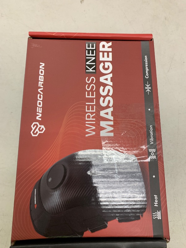 Photo 1 of Wireless Knee Massager, Portable Heated Therapy with Compression and Vibration Massage Muscle Relaxation, Knee Joint Pain Relief, Red