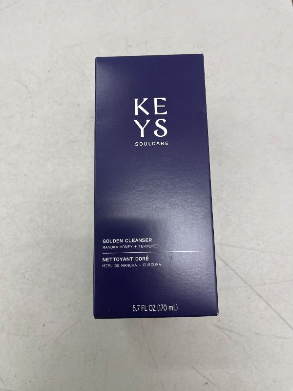 Photo 1 of Keys Soulcare Golden Cleanser, Foaming Face Wash Gently Removes Dirt, Makeup & Impurities, Soothes Skin with Manuka Honey, Cruelty-Free, Calming Scent