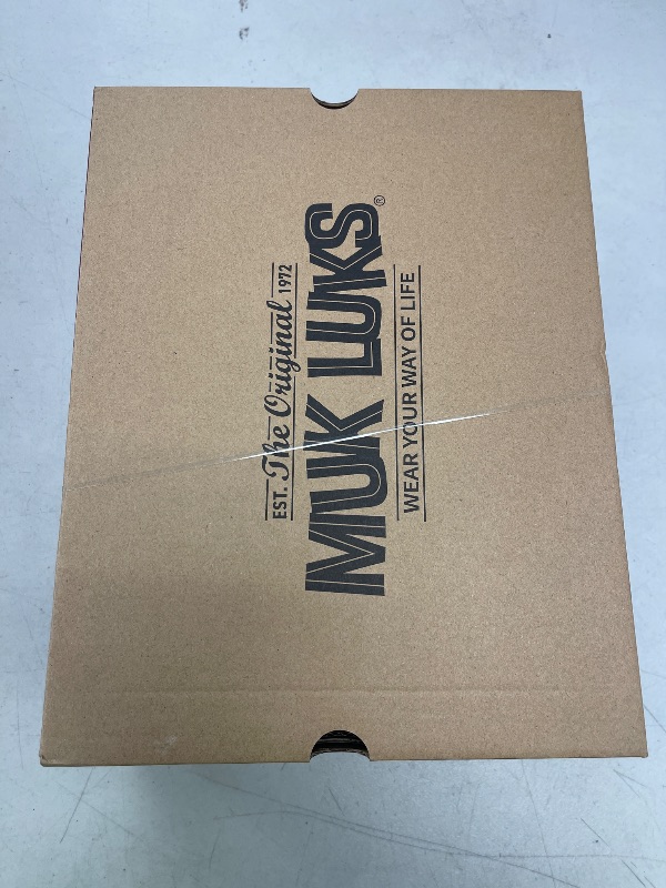 Photo 1 of MUK LUKS Women's Garland Georgia Fashion Boot, Stone, 11 Wide