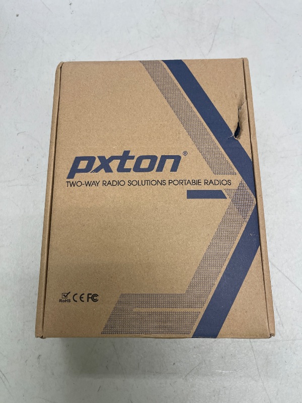 Photo 1 of pxton Walkie Talkies Rechargeable Long Range Two-Way Radios with Earpieces,2-Way Radios UHF Handheld Transceiver Walky Talky with Flashlight Li-ion Battery and Charger?2 Pack?