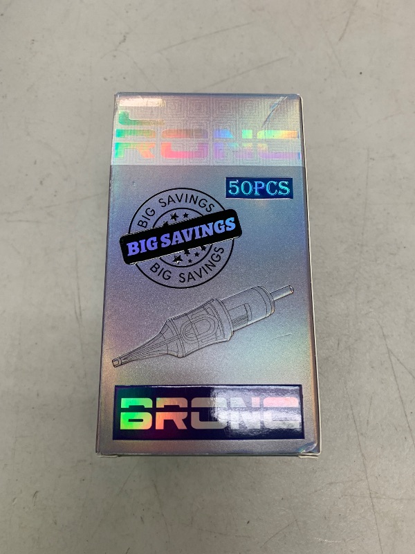 Photo 1 of BRONC 50PCS Tattoo Cartridge Needles 1209RL - 9RL #12 Standard 0.35mm 9 Round Liner Disposable Tattoo Needles for Rotary Tattoo Machines