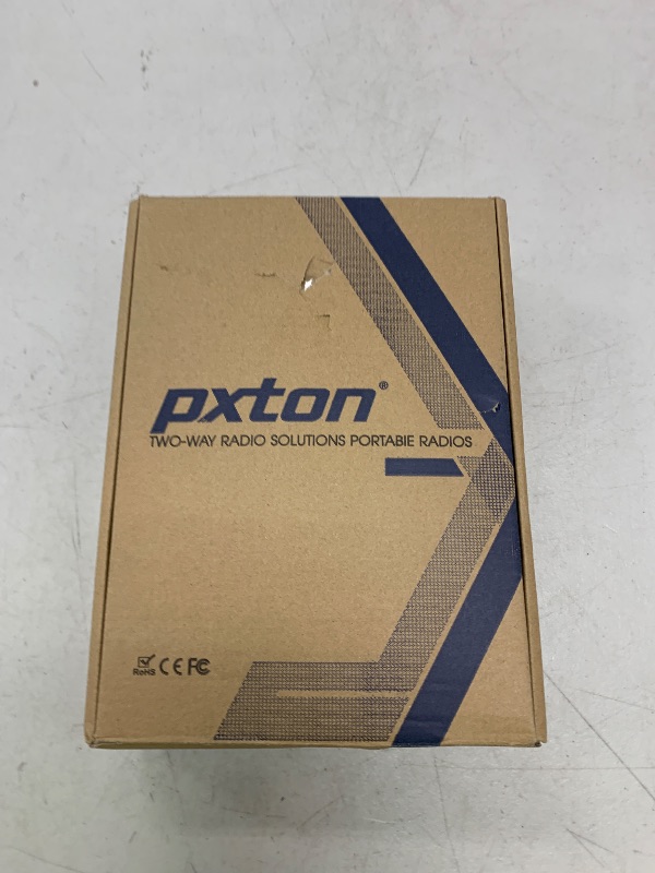 Photo 1 of pxton Walkie Talkies Rechargeable Long Range Two-Way Radios with Earpieces,2-Way Radios UHF Handheld Transceiver Walky Talky with Flashlight Li-ion Battery and Charger?2 Pack?