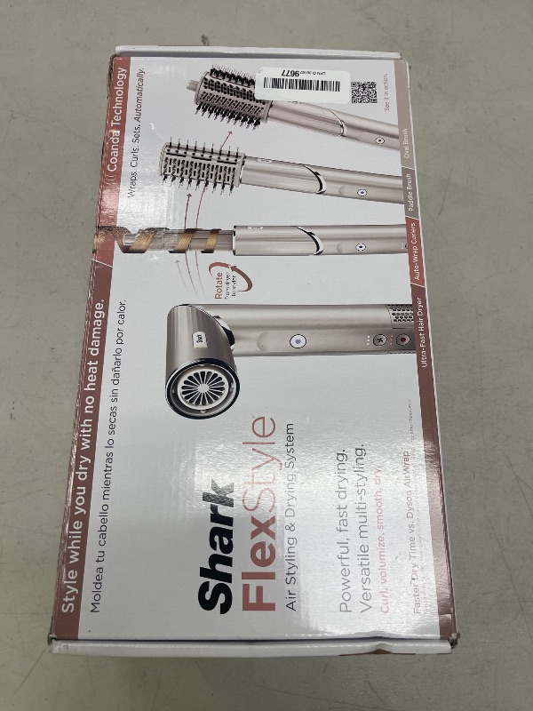 Photo 1 of Shark HD430 FlexStyle Air Styling & Drying System, Powerful Hair Dryer Brush & Multi-Styler with Auto-Wrap Curlers, Paddle Brush, Oval Brush, Concentrator Attachment, Stone
