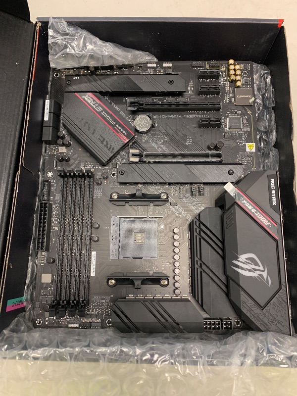 Photo 1 of Asus ROG Strix B550-F Gaming WiFi II AMD AM4 (3rd Gen Ryzen) ATX Motherboard (PCIe 4.0,WiFi 6E, 2.5Gb LAN, BIOS Flashback, HDMI 2.1, Addressable Gen 2 RGB Header and Aura Sync)