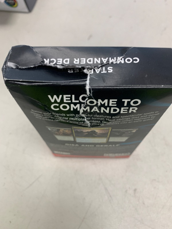 Photo 1 of Magic: The Gathering Starter Commander Deck – Grave Danger (Blue-Black) | Ready-to-Play Deck for Beginners and Fans | Ages 13+ | Collectible Card Games