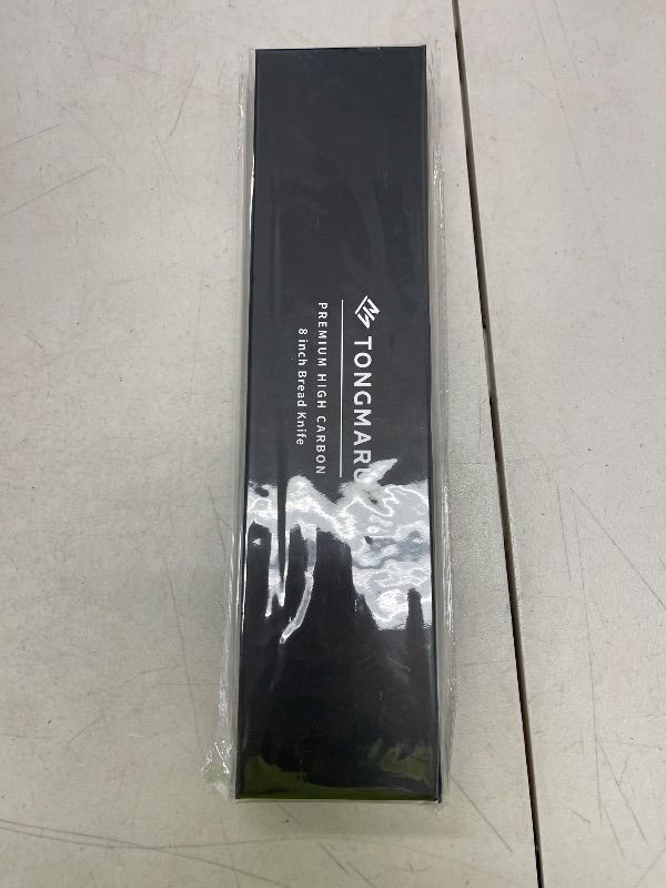 Photo 1 of TONGMARU Bread Knife, 8 inch Professional High Carbon Razor Super Sharp German Stainless Steel - Cooking Kitchen Bread Knife with Ergonomic Forged PakkaWood Handle, with Luxury Gift Box, for family
