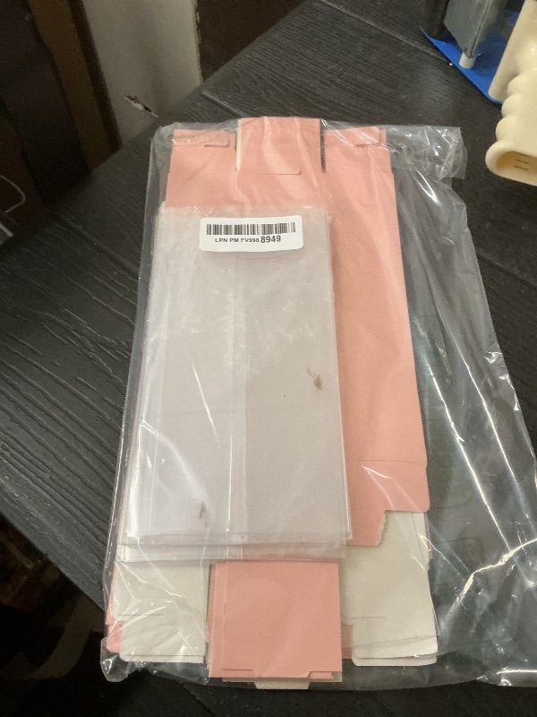 Photo 1 of 12Pcs 8x2.2x2 Inches Mcaron,Truffle,Chocolate Boxes Empty Bakery Boxes for Chocolate Covered Strawberry,Bonbon & Party Favors