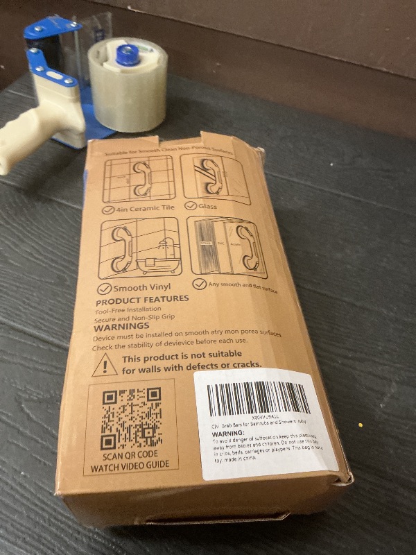 Photo 1 of 2 Pack Suction Cup Shower Grab Bars for Seniors, Heavy Duty Removable Shower Handles for Bathtubs & Showers, Bath Handrails for Elderly Assistance Products, Bathroom Safety Accessory