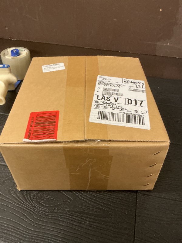 Photo 1 of Moen Flo Smart Water Monitor and Automatic Shutoff Sensor, Wi-Fi Water Leak Detector for 3/4-Inch Diameter Pipe, 900-001