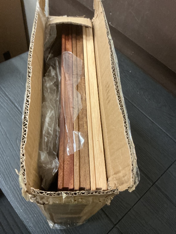 Photo 1 of Acacia Wood Cutting Board Book Set, 3-Piece Decorative Chopping Boards with Stand | Book-Shaped Design| Dishwasher Safe for Easy Cleaning | Ideal for Meat, Vegetables | Unique Gift for Home Cooks