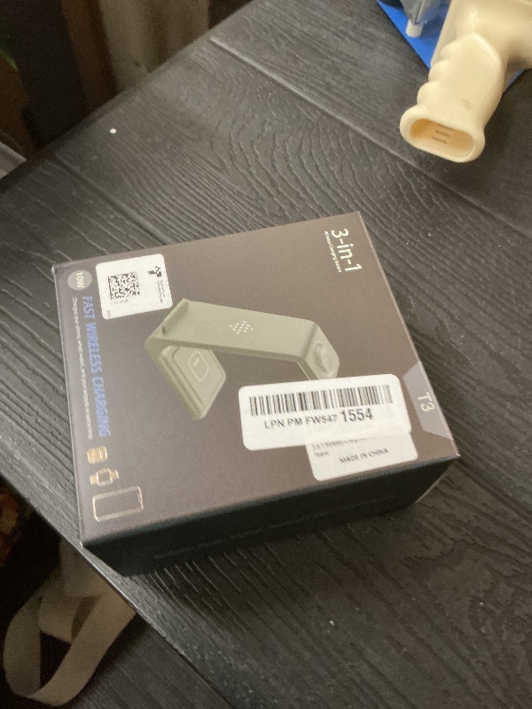 Photo 1 of 3 in 1 Wireless Charging Station, 2026 Upgraded Fast Desk Charger Station for iPhone 17 16 15 14 13 12 Pro Max Plus, Charger Stand for Apple Watch 11 10 9 8 7 6 5 4 3 2 Ultra SE, Airpods 4 3 2 Pro