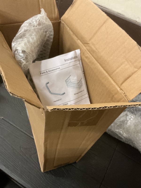 Photo 1 of 16 inch Angled Grab Bar with Storage Basket, Handicap Grab Bar for Elderly, Stainless Steel, Grab Bars for Shower, Bathroom Mobility Aid, Heavy Duty 550lbs Support