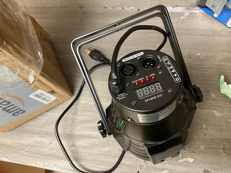 Photo 1 of HOLDLAMP Spotlight COB LED Stage Light Par Lights Party Warm Cold White DMX Spotlights Portable Metal Housing Strobe Light Bright for Church, Concert, Theater, Photostudio, Live Show (1 Pack)