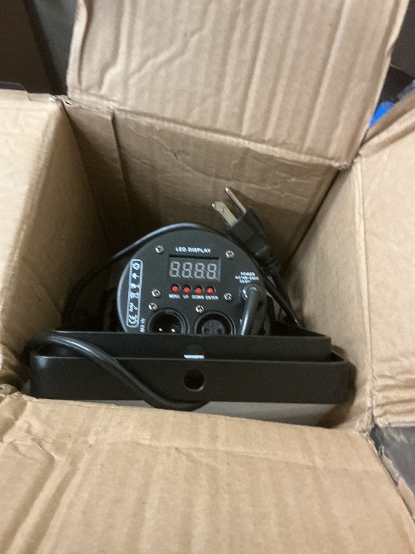 Photo 1 of HOLDLAMP Spotlight COB LED Stage Light Par Lights Party Warm Cold White DMX Spotlights Portable Metal Housing Strobe Light Bright for Church, Concert, Theater, Photostudio, Live Show (1 Pack)