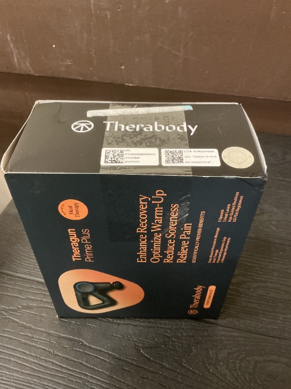 Photo 1 of TheraGun Therabody Prime Plus Heated, Powerful Massage Gun for Enhanced Warm-Up & Workout Recovery - Quiet Deep Tissue Massager for Body and Back Pain Relief - Leg & Back Massager with Heat