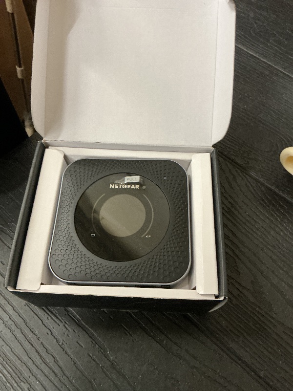 Photo 1 of NETGEAR Nighthawk M1 4G LTE WiFi Mobile Hotspot (MR1100-100NAS) – Up to 1Gbps Speed, Works Best with AT&T and T-Mobile, Connects Up to 20 Devices, Secure Wireless Network Anywhere