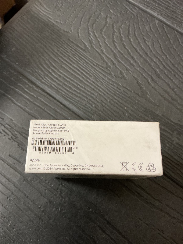 Photo 1 of Apple AirPods 4 Wireless Earbuds, Bluetooth Headphones, with Active Noise Cancellation, Adaptive, Transparency Mode, Personalized Spatial Audio, USB-C Charging Case, Wireless Charging, H2 Chip