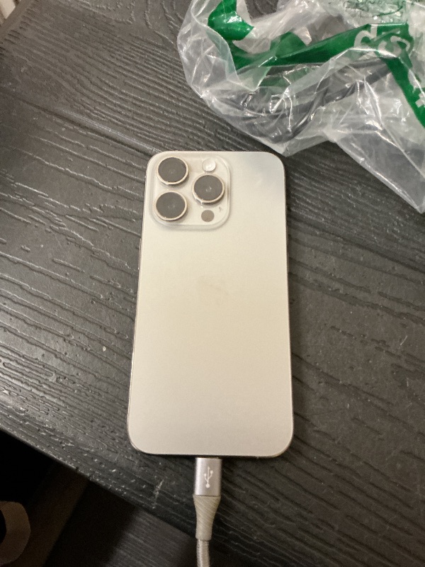 Photo 1 of Apple iPhone (Renewed Premium) 15 Pro, 256GB, Natural Titanium - Unlocked