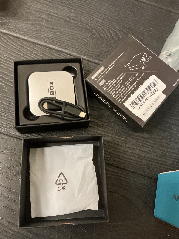 Photo 1 of 2-in-1 Wireless CarPlay Adapter & Android Auto with Netflix/YouTube/Tiktok, Mini Car Play Wireless Adapter for iPhone, Plug & Play Magic AI Box Fit for Cars with Wired CarPlay/Android Auto