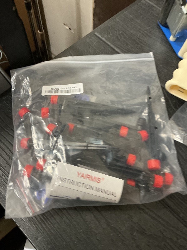 Photo 1 of 20PCS 1/4 inch Tubing Drip Irrigation Vortex Emitters,Degree Drip Emitter Sprayer with Stake, Irrigation Dripper Sprinklers for Drip Irrigation System Parts & Connectors