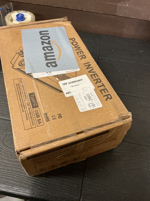 Photo 1 of 1500W Pure Sine Wave Inverter,12V/24V Auto-Detect, 50Hz/60Hz Switchable, LCD Display, Type-C Fast Charging, Silent Design, Overload & Overheat Protection for RV, Home