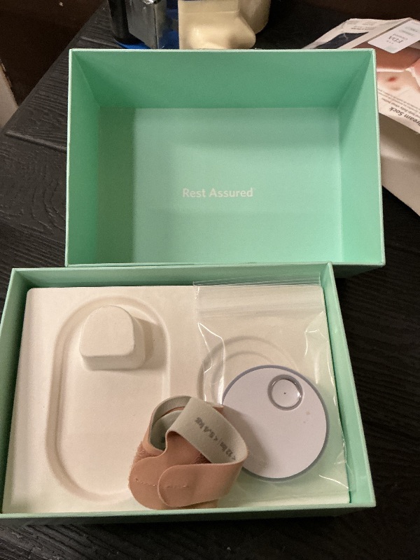 Photo 1 of Owlet Dream Sock - FDA-Cleared Smart Baby Monitor - Track Live Pulse (Heart) Rate, Oxygen in Infants - Receive Notifications - Dusty Rose