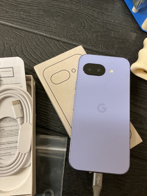 Photo 1 of Google Pixel 9a with Gemini - Unlocked Android Smartphone with Incredible Camera and AI Photo Editing, All-Day Battery, and Powerful Security - Iris - 256 GB
