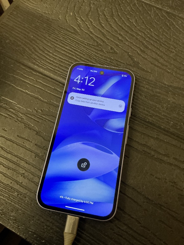 Photo 1 of Google Pixel 9a with Gemini - Unlocked Android Smartphone with Incredible Camera and AI Photo Editing, All-Day Battery, and Powerful Security - Iris - 256 GB