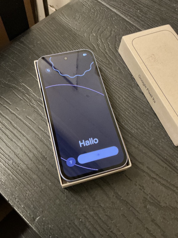 Photo 1 of Google Pixel 9a with Gemini - Unlocked Android Smartphone with Incredible Camera and AI Photo Editing, All-Day Battery, and Powerful Security - Iris - 256 GB