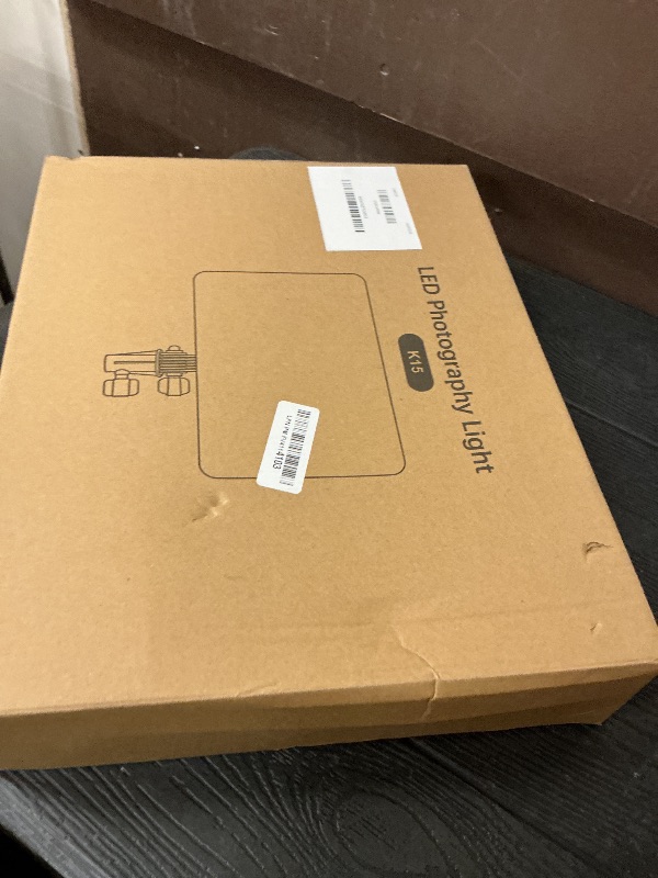 Photo 1 of 1-Pack LED Video Lighting Kit, Anautin 15W/1700Lux Photography Lighting with Tripod Stand, 2500-8500K Dimmable Streaming Light for Video Recording, Gaming, Podcast, Barber, Salon, TikTok, YouTube