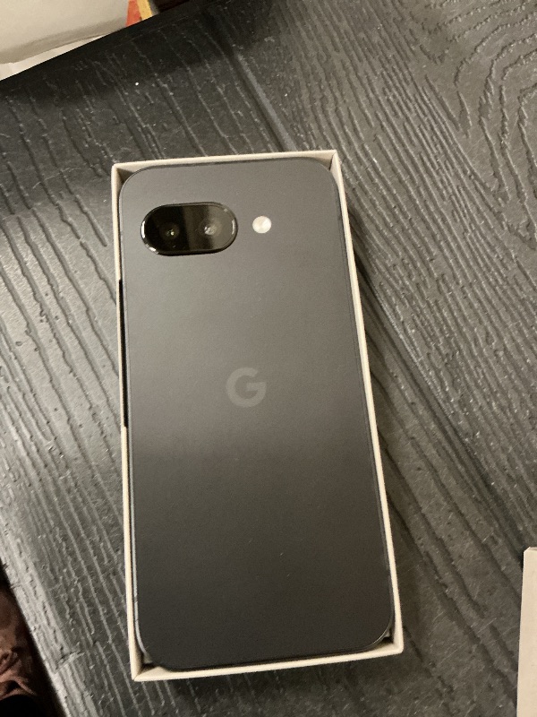 Photo 1 of Google Pixel 9a with Gemini - Unlocked Android Smartphone with Incredible Camera and AI Photo Editing, All-Day Battery, and Powerful Security - Obsidian - 128 GB