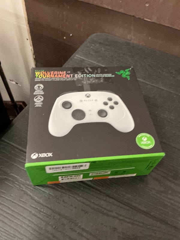 Photo 1 of Razer Wolverine V3 Tournament Edition Wired Gaming Controller: Licensed for Xbox Series X|S, Xbox One, Windows PC - 6 Remappable Buttons - Fast Triggers - USB-C Cable - Wired Tournament Mode - White